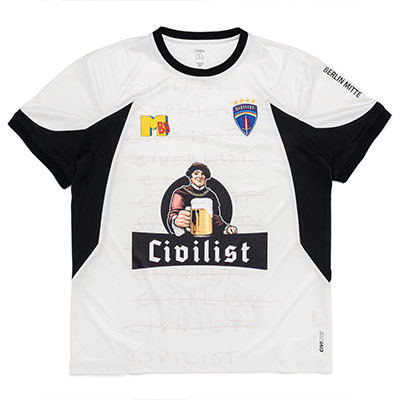 Civilist(シビリスト)/ Foot Ball Jersey -BEIGE-