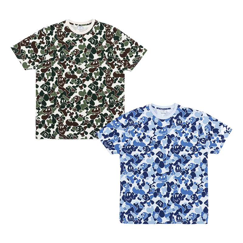 Civilist(シビリスト)/ Smiler Camo Tee -2.COLOR-