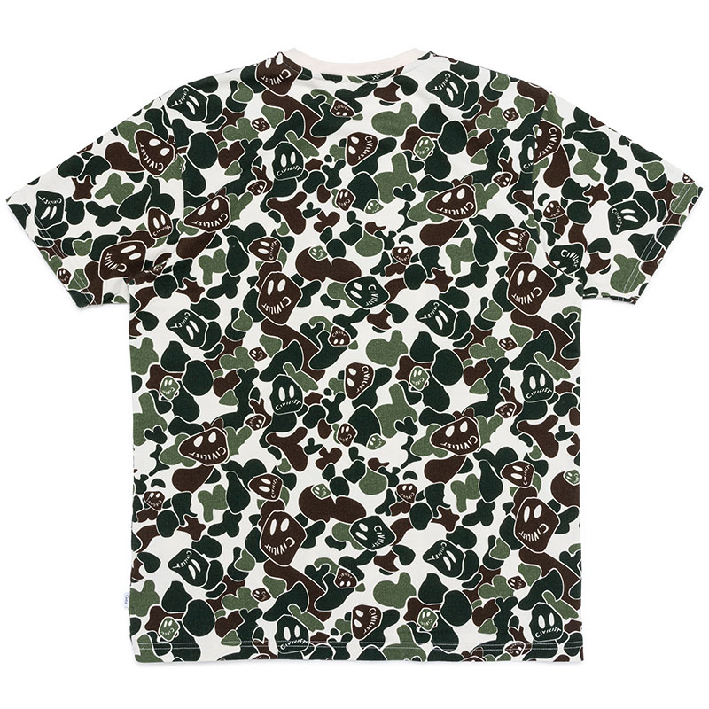 Civilist(シビリスト)/ Smiler Camo Tee -2.COLOR-
