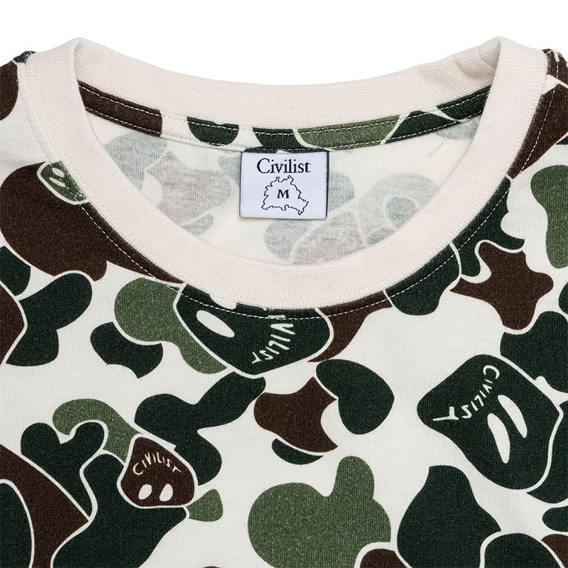 Civilist(シビリスト)/ Smiler Camo Tee -2.COLOR-