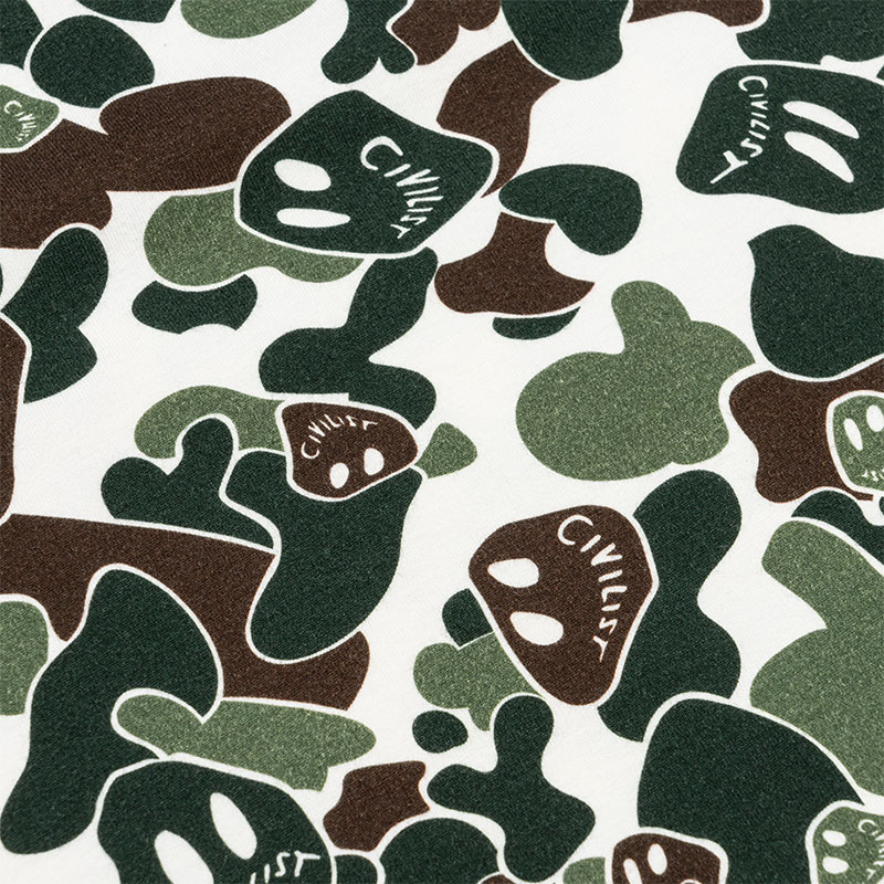 Civilist(シビリスト)/ Smiler Camo Tee -2.COLOR-