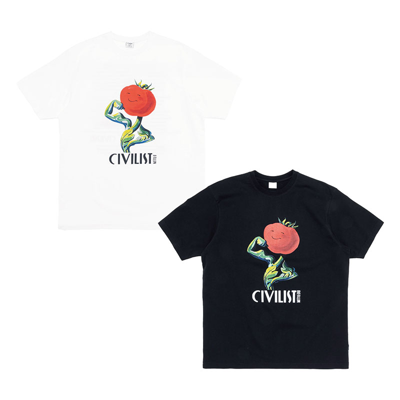 Civilist(シビリスト)/ Tomato Tee -2.COLOR-