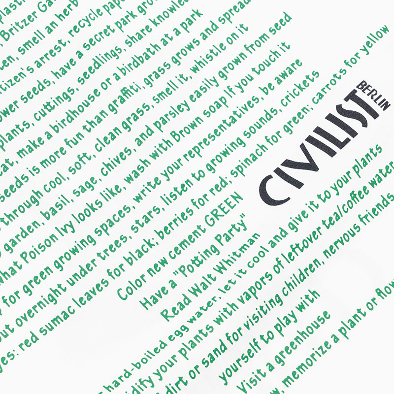 Civilist(シビリスト)/ Tomato Tee -2.COLOR-