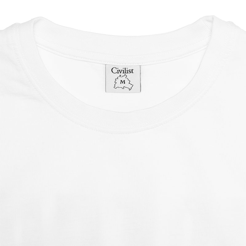Civilist(シビリスト)/ Piece Tee -WHITE-