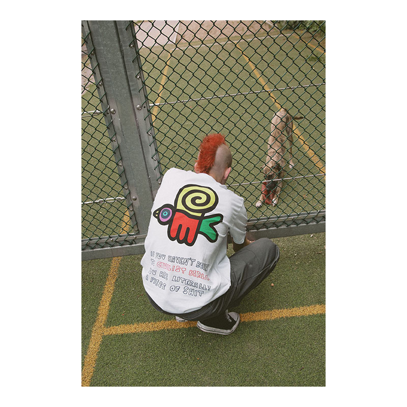 Civilist(シビリスト)/ Piece Tee -WHITE-