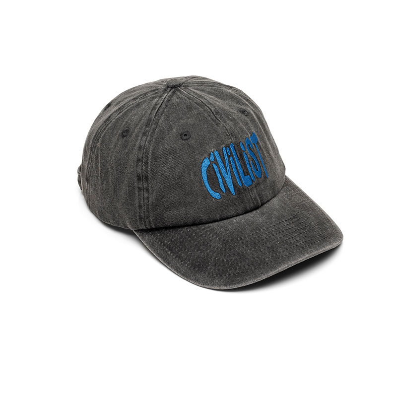 Civilist(シビリスト)/ Big Fum Dad Hat -2.COLOR-(W.BLACK)