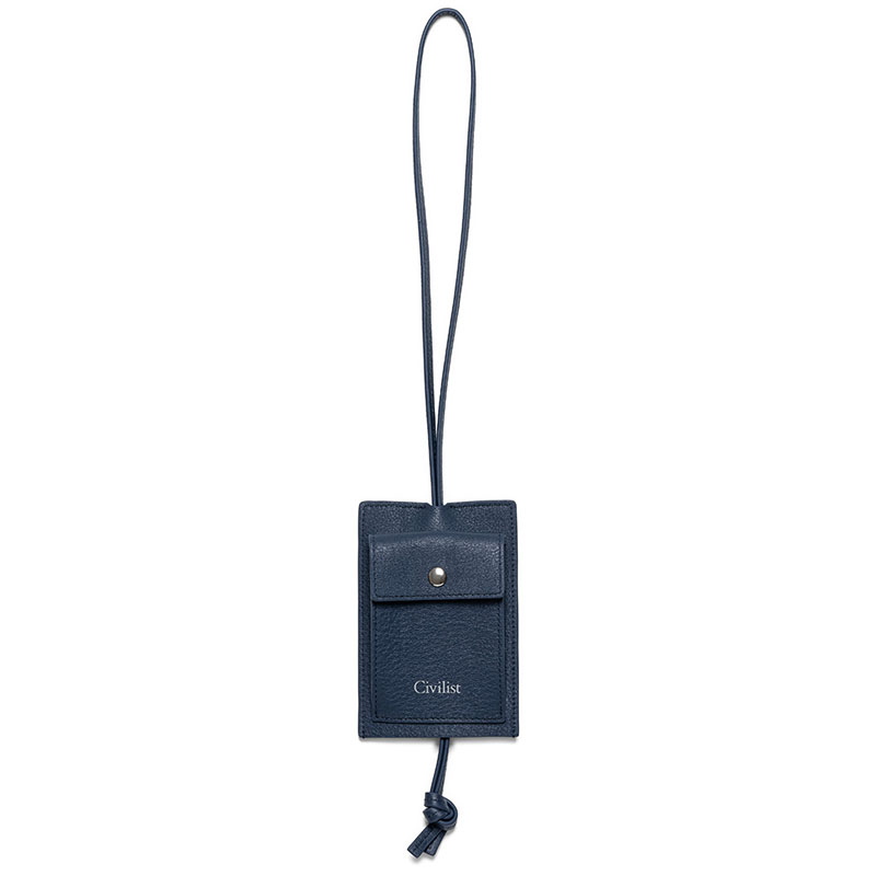 Civilist(シビリスト)/ Leather Pouch -BLUE-