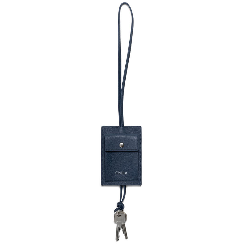 Civilist(シビリスト)/ Leather Pouch -BLUE-