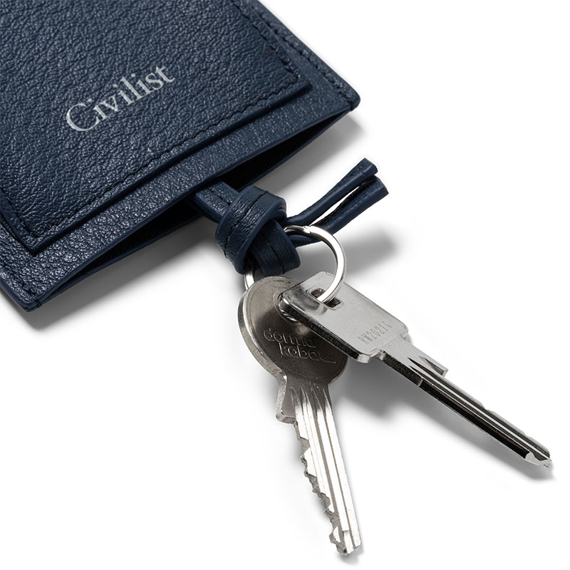 Civilist(シビリスト)/ Leather Pouch -BLUE-