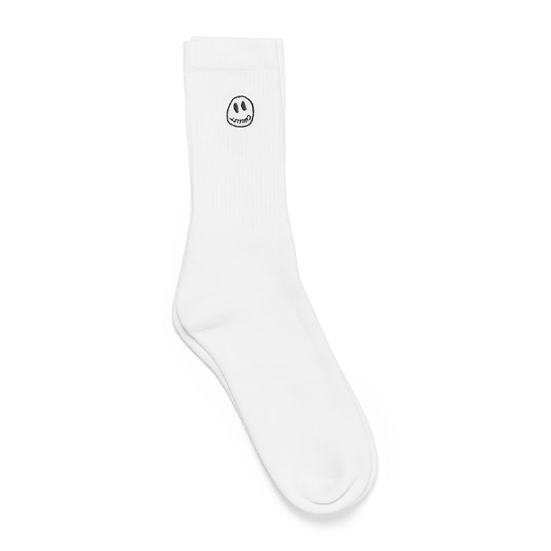 Civilist(シビリスト)/ Mono Smiler Socks -3.COLOR-(WHITE)