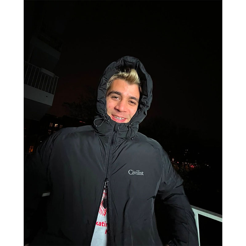 Civilist Berlin(シビリストベルリン)/ Puffer Tech Jacket -BLACK-