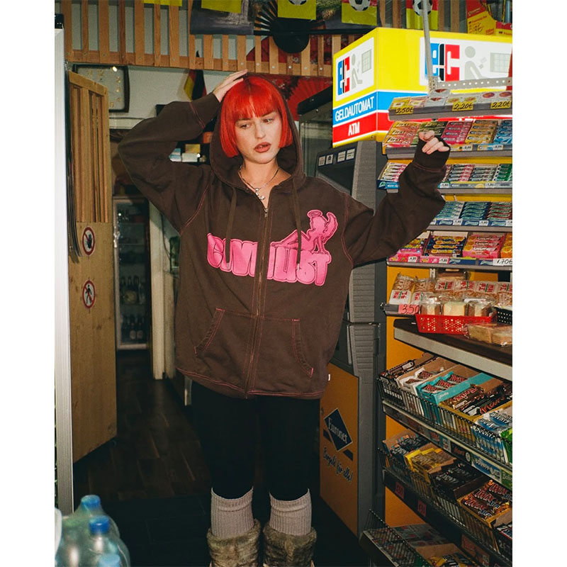 Civilist Berlin(シビリストベルリン)/ Angel Heavy Zip Hood -BROWN-