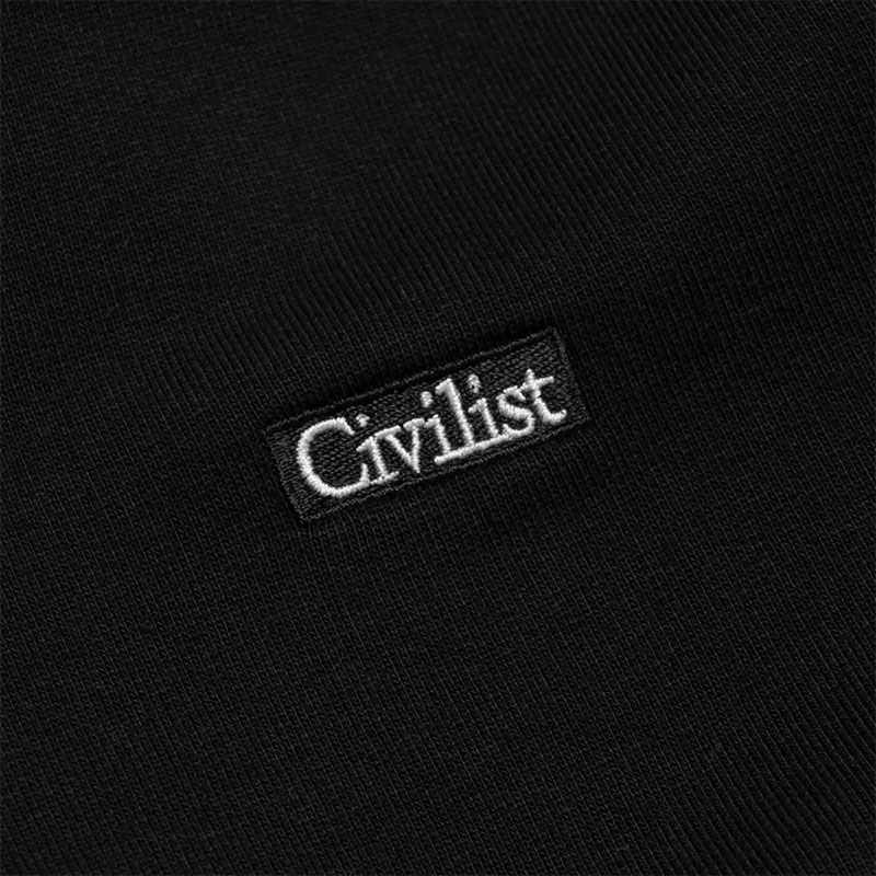 Civilist Berlin(シビリストベルリン)/ Studded Heavy Zip Hood -BLACK-