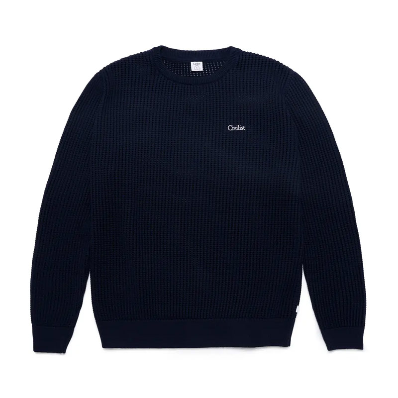 Civilist Berlin(シビリストベルリン)/ Loose Gauge Knit -NAVY-
