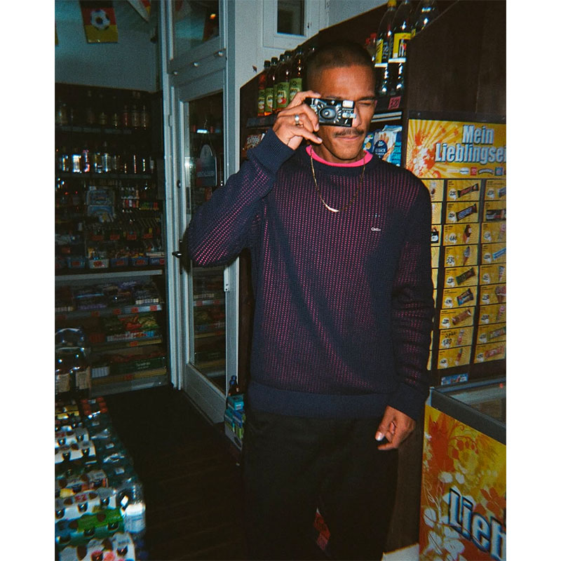 Civilist Berlin(シビリストベルリン)/ Loose Gauge Knit -NAVY-