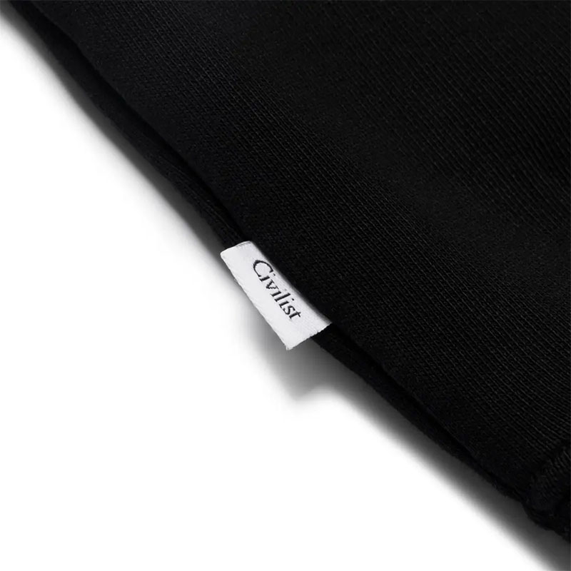 Civilist Berlin(シビリストベルリン)/ Fata Morgana Crewneck -BLACK-