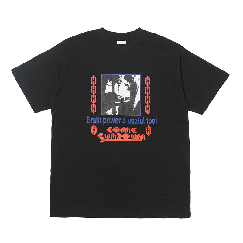 COME SUNDOWN(カムサンダウン)/ BRAIN POWER TEE -2.COLOR-(BLACK)