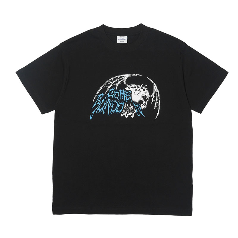 COME SUNDOWN(カムサンダウン)/ GRAPNEL TEE -BLACK-