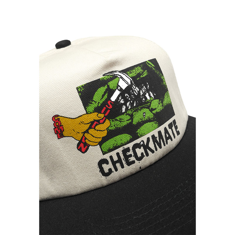 COME SUNDOWN(カムサンダウン)/ CHECKMATE CAP -WHITE-