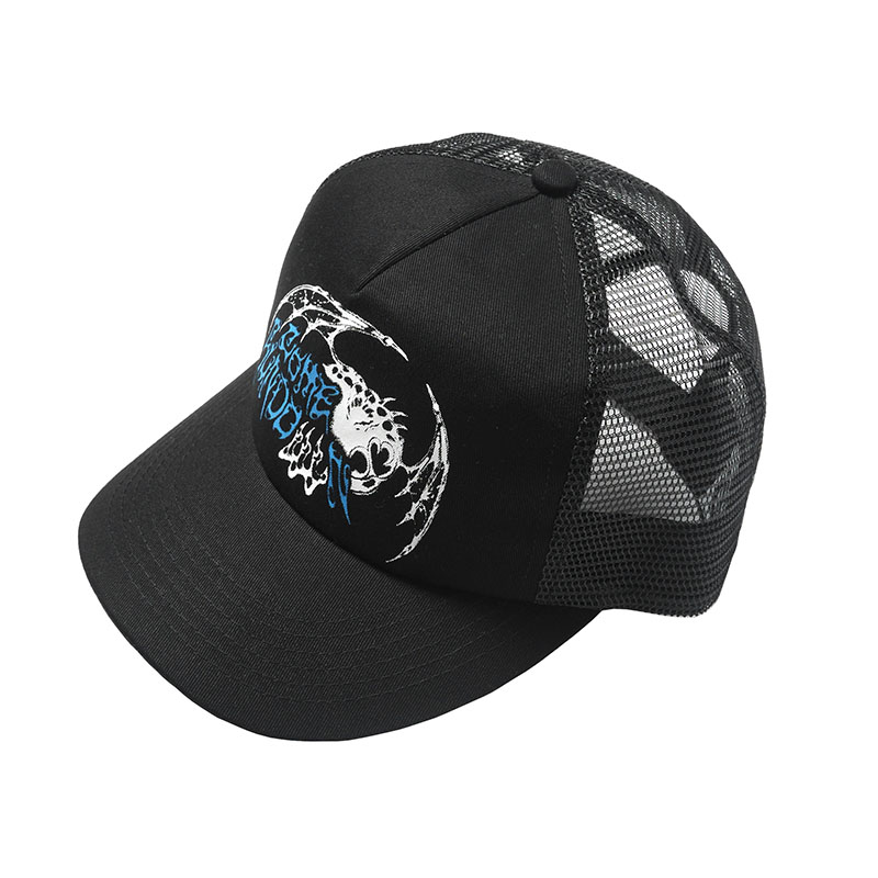 COME SUNDOWN(カムサンダウン)/ GRAPNEL TRUCKER CAP -BLACK-