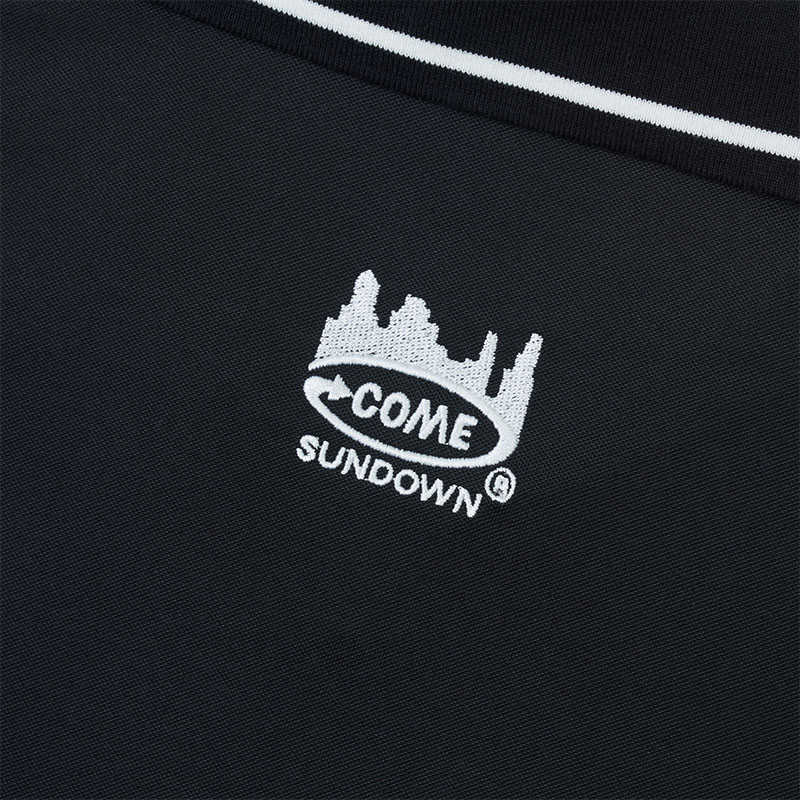 COME SUNDOWN(カムサンダウン)/ IN RANGE FOOTBALL JERSEY -BLACK-