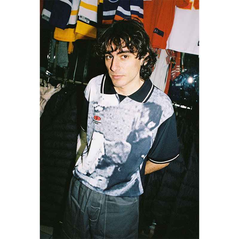COME SUNDOWN(カムサンダウン)/ IN RANGE FOOTBALL JERSEY -BLACK-