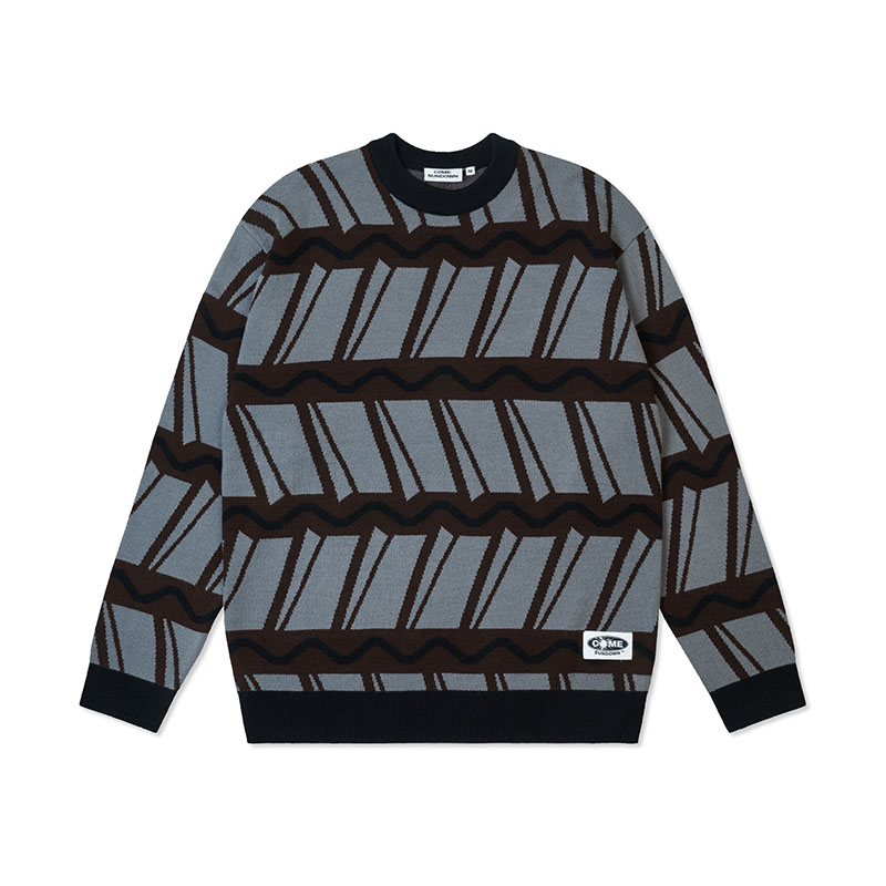 COME SUNDOWN(カムサンダウン)/ HELIX KNIT -2.COLOR-(GREY)