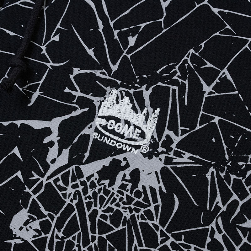 COME SUNDOWN(カムサンダウン)/ TOIL ZIP HOOD -BLACK-
