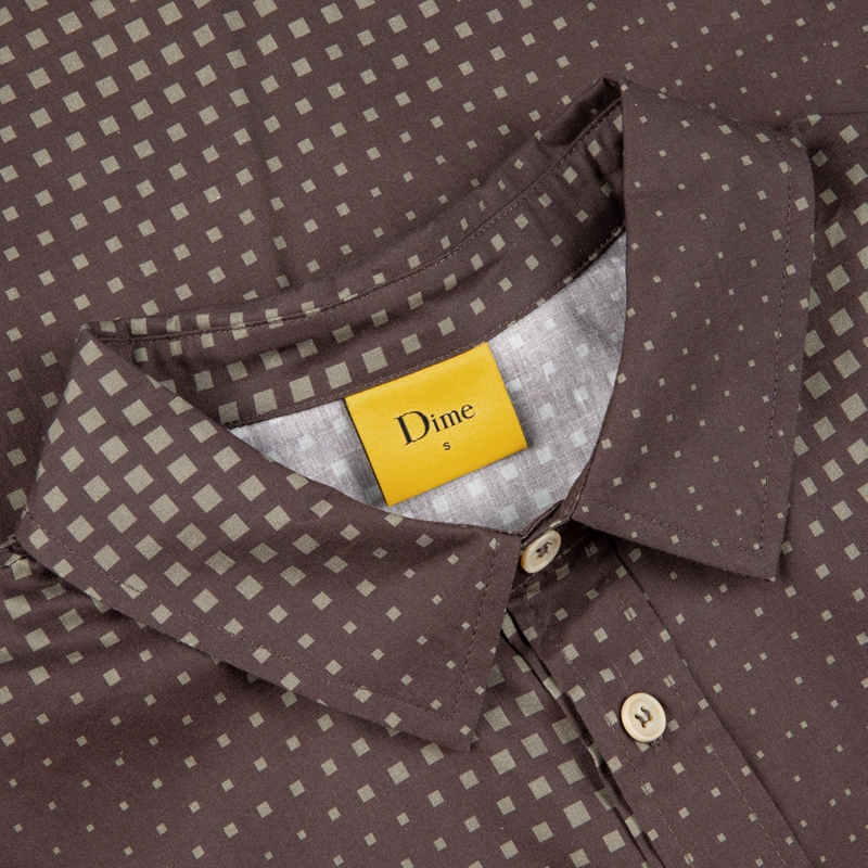 Dime MTL(ダイム)/ PIXEL BUTTON-UP SHIRT -2.COLOR- | E.S.P.