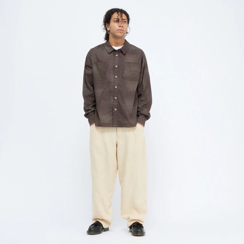 Dime MTL(ダイム)/ PIXEL BUTTON-UP SHIRT -2.COLOR-
