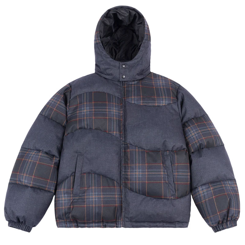 Dime MTL(ダイム)/ PREMIUM TWEED PUFFER -D.GREY-