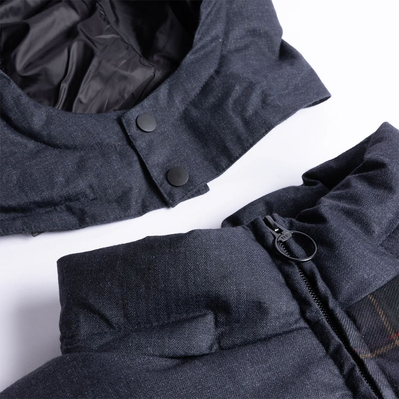 Dime MTL(ダイム)/ PREMIUM TWEED PUFFER -D.GREY-