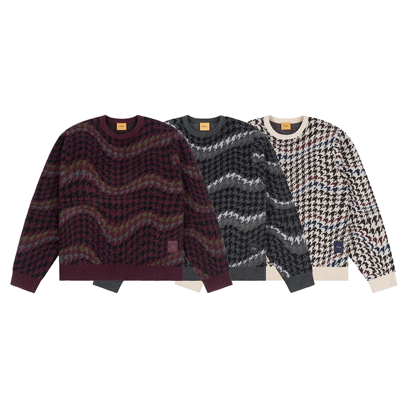 Dime MTL(ダイム)/ HOUNDSTOOTH KNIT -3.COLOR-
