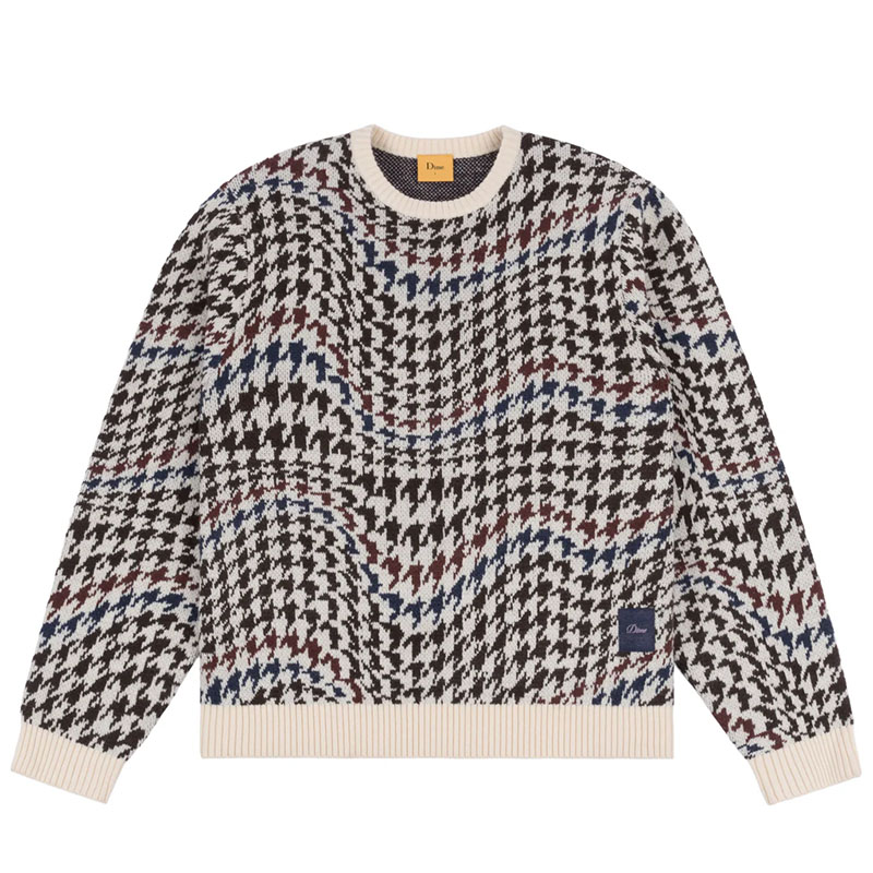 Dime MTL(ダイム)/ HOUNDSTOOTH KNIT -3.COLOR-(IVORY)
