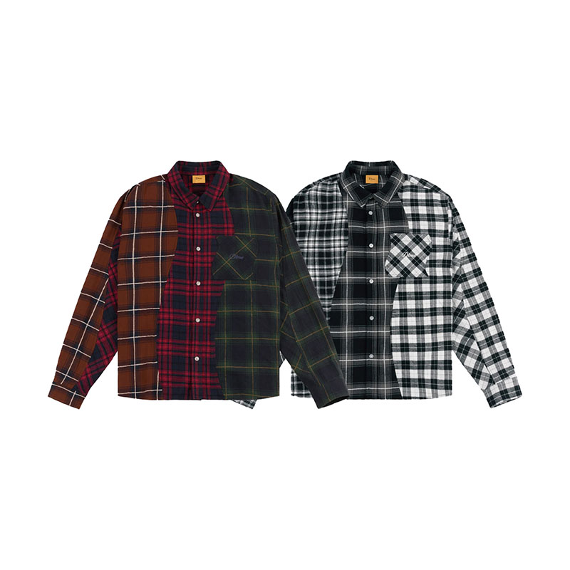 Dime MTL(ダイム)/ TRIPLE PLAID SHIRT -2.COLOR-