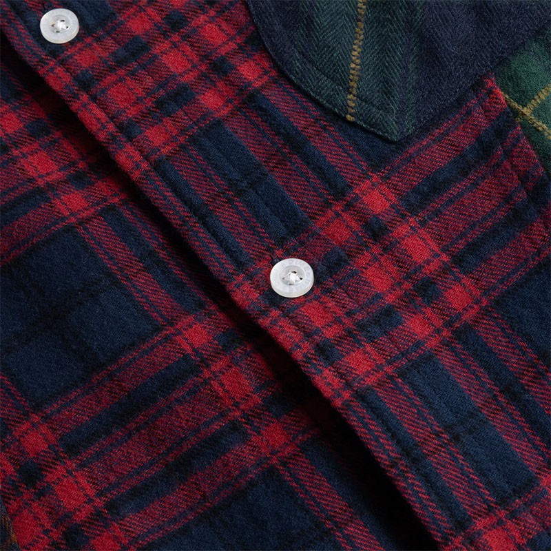Dime MTL(ダイム)/ TRIPLE PLAID SHIRT -2.COLOR-