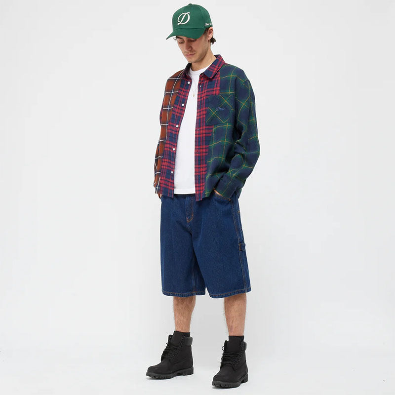 Dime MTL(ダイム)/ TRIPLE PLAID SHIRT -2.COLOR-