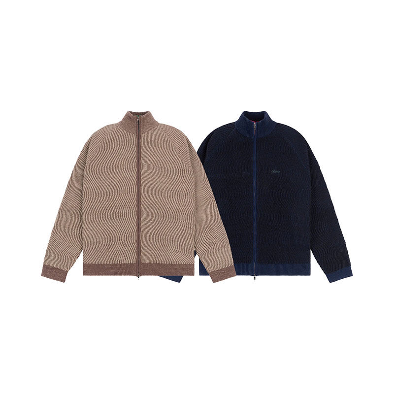 Dime MTL(ダイム)/ DOUBLE ZIPPER KNIT -2.COLOR-