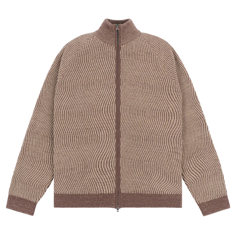 Dime MTL(ダイム)/ DOUBLE ZIPPER KNIT -2.COLOR-(CAMEL)
