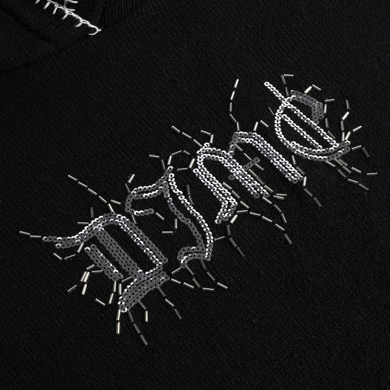 Dime MTL(ダイム)/ HARDCORE WOOL HOODIE -BLACK-
