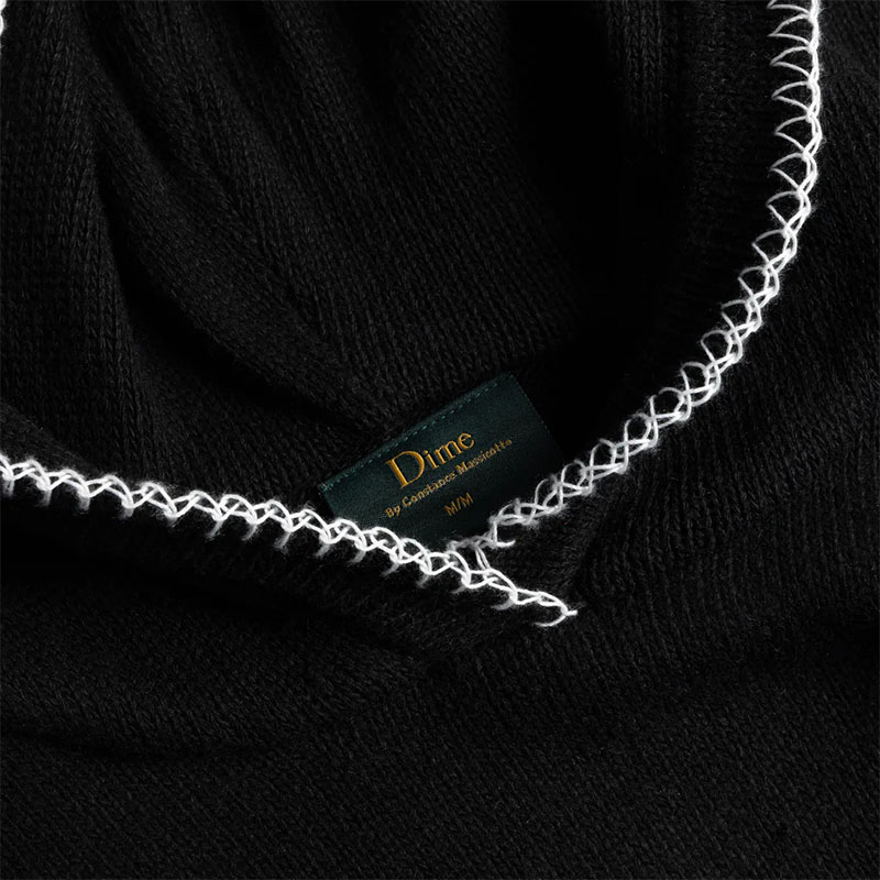Dime MTL(ダイム)/ HARDCORE WOOL HOODIE -BLACK-