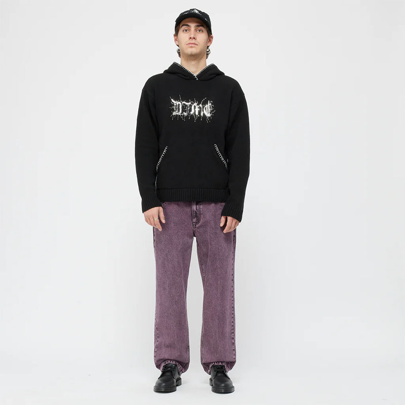 Dime MTL(ダイム)/ HARDCORE WOOL HOODIE -BLACK-