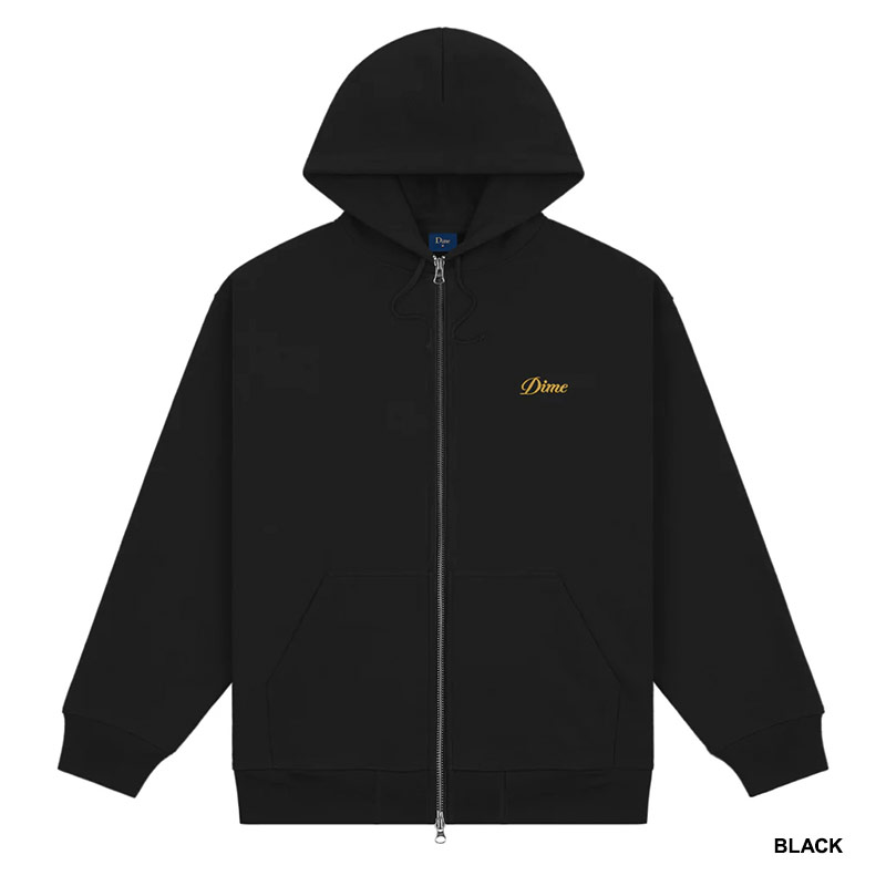 Dime MTL(ダイム)/ CURSIVE SMALL LOGO ZIP-HOODIE -3.COLOR-