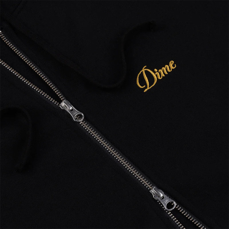Dime MTL(ダイム)/ CURSIVE SMALL LOGO ZIP-HOODIE -3.COLOR-