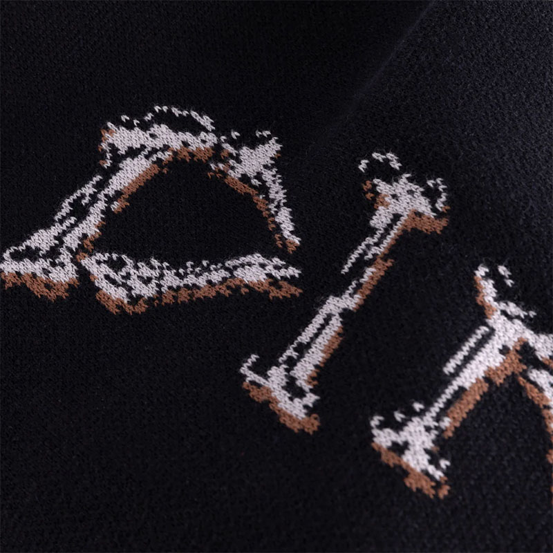 Dime MTL(ダイム)/ BONES SCARF -2.COLOR-