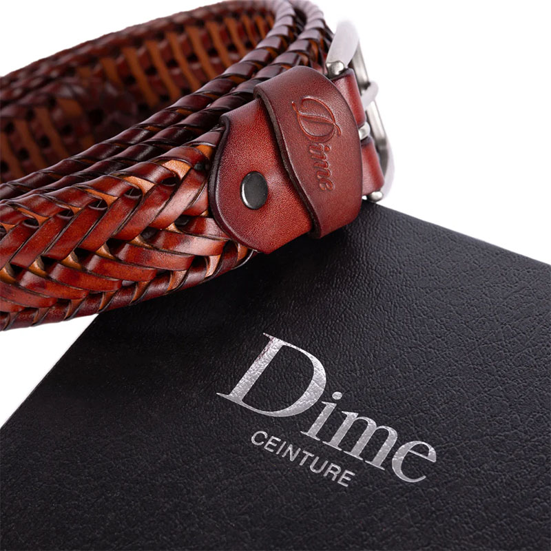 Dime MTL(ダイム)/ BRAIDED LEATHER BELT -2.COLOR-