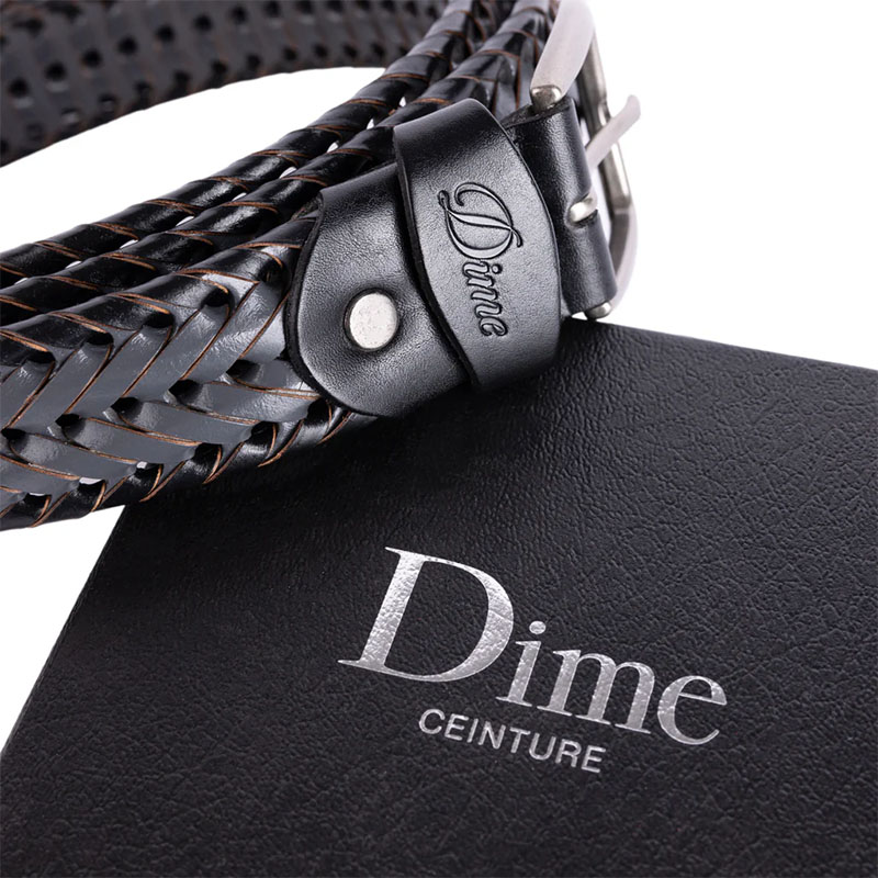 Dime MTL(ダイム)/ BRAIDED LEATHER BELT -2.COLOR-