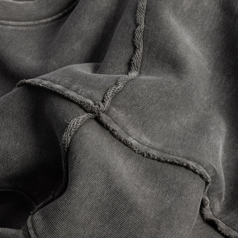 Dime MTL(ダイム)/ Reverse Stitch Crewneck -CHARCOAL-