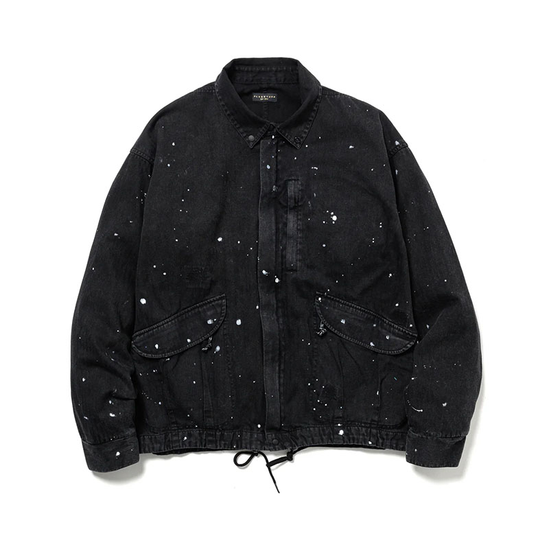 F-LAGSTUF-F(フラグスタフ)/ BAGGIES HBT BORO JACKET -BLACK-