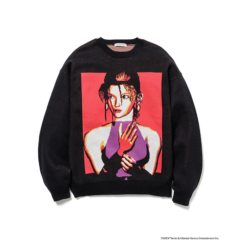 F-LAGSTUF-F(フラグスタフ)/ ”NINA” SWEATER -2.COLOR-(BLACK)